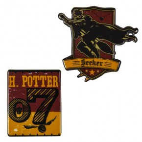 Set 2 Insigne Harry Potter Quidditch , 4 x 3.5 cm
